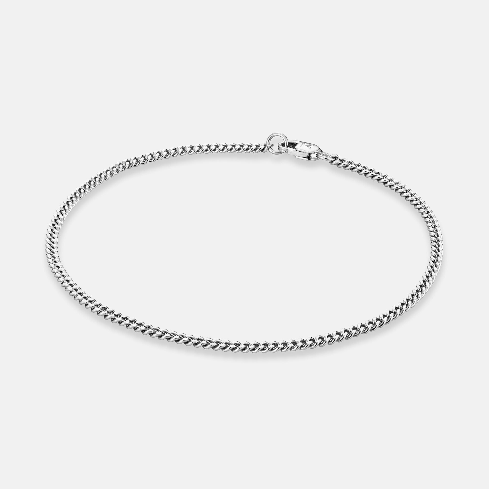 K12 - 925 SILVER CUBAN BRACELET - 2MM