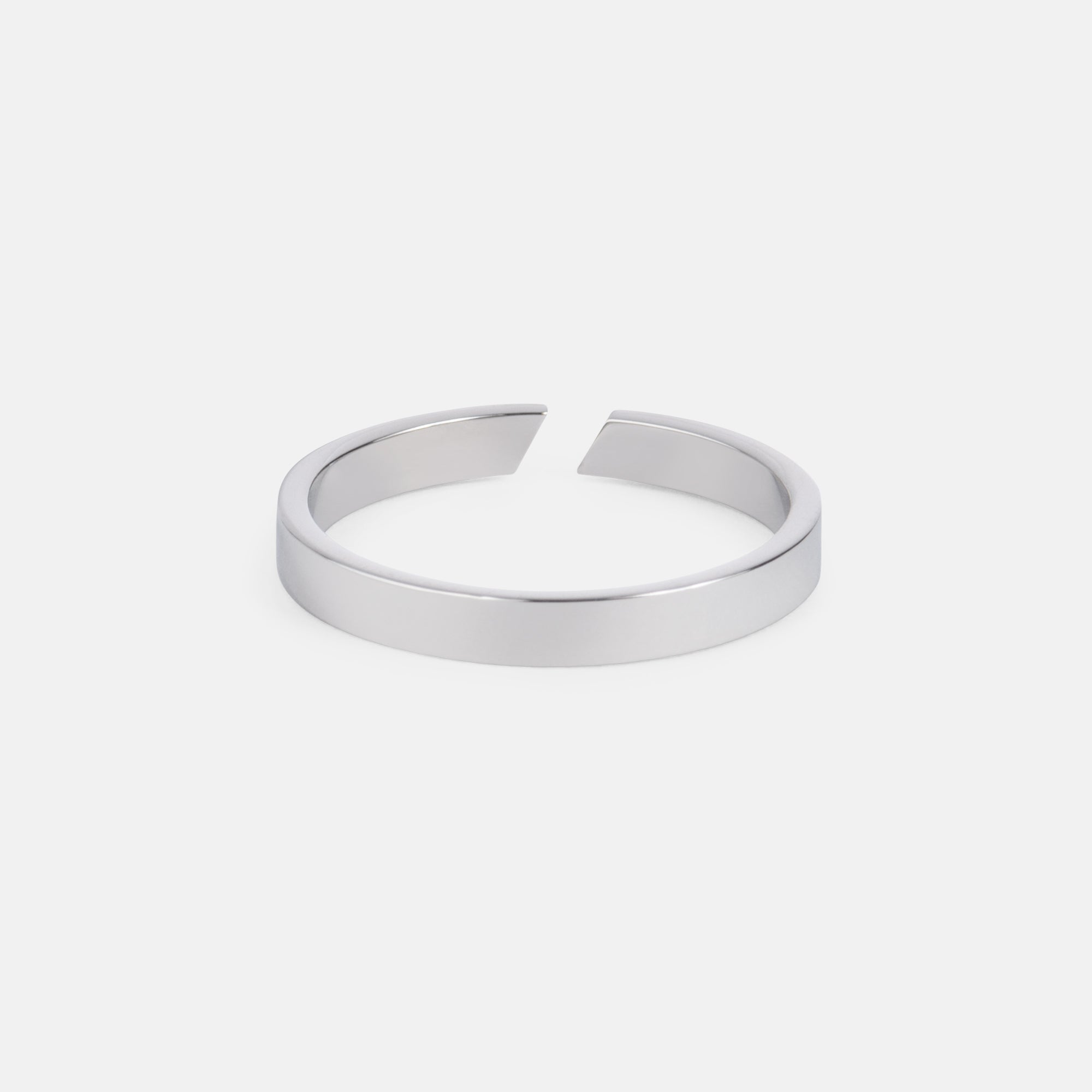 K12 - Silver Adjustable Ring - 3MM