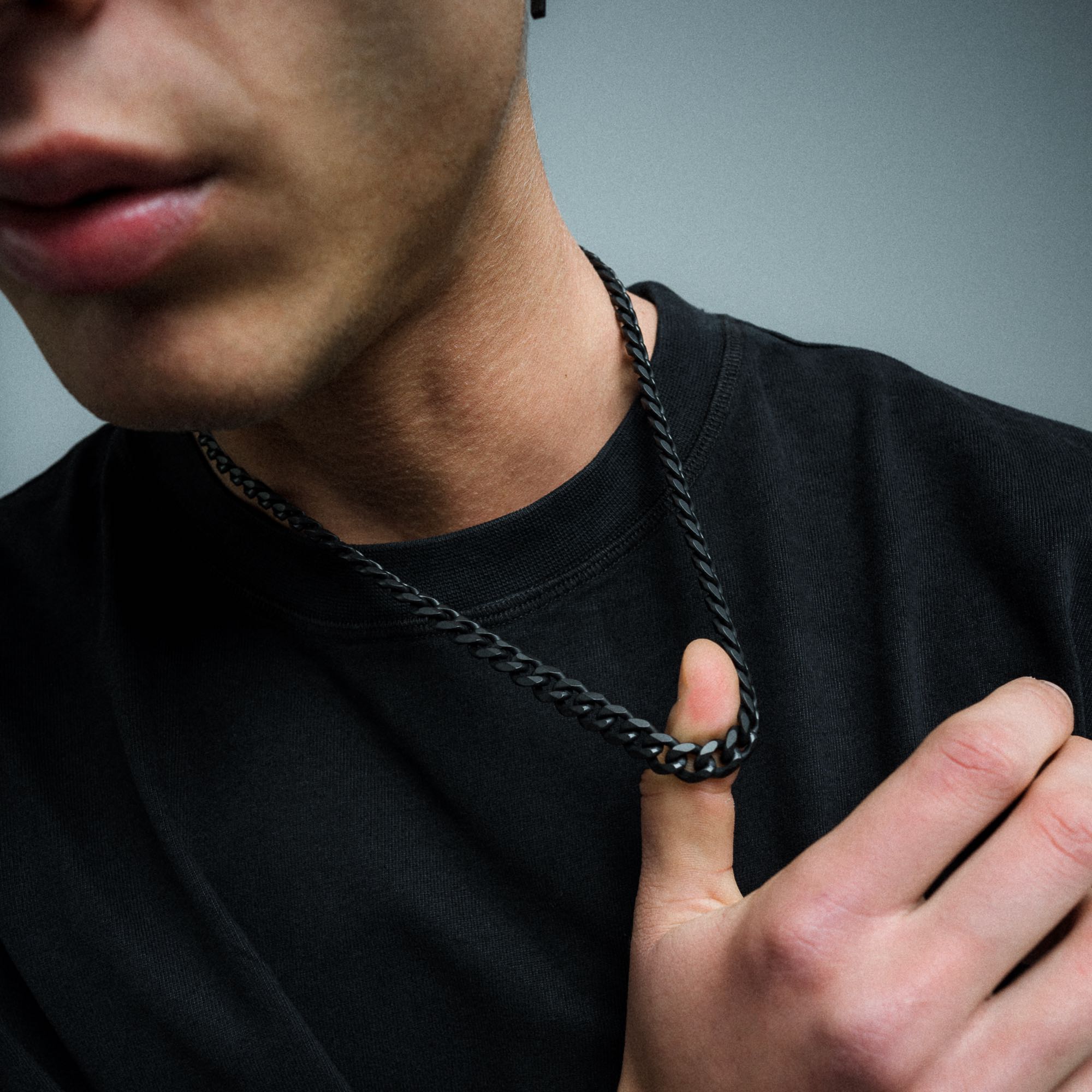 K12 - Black Cuban Chain - 8MM