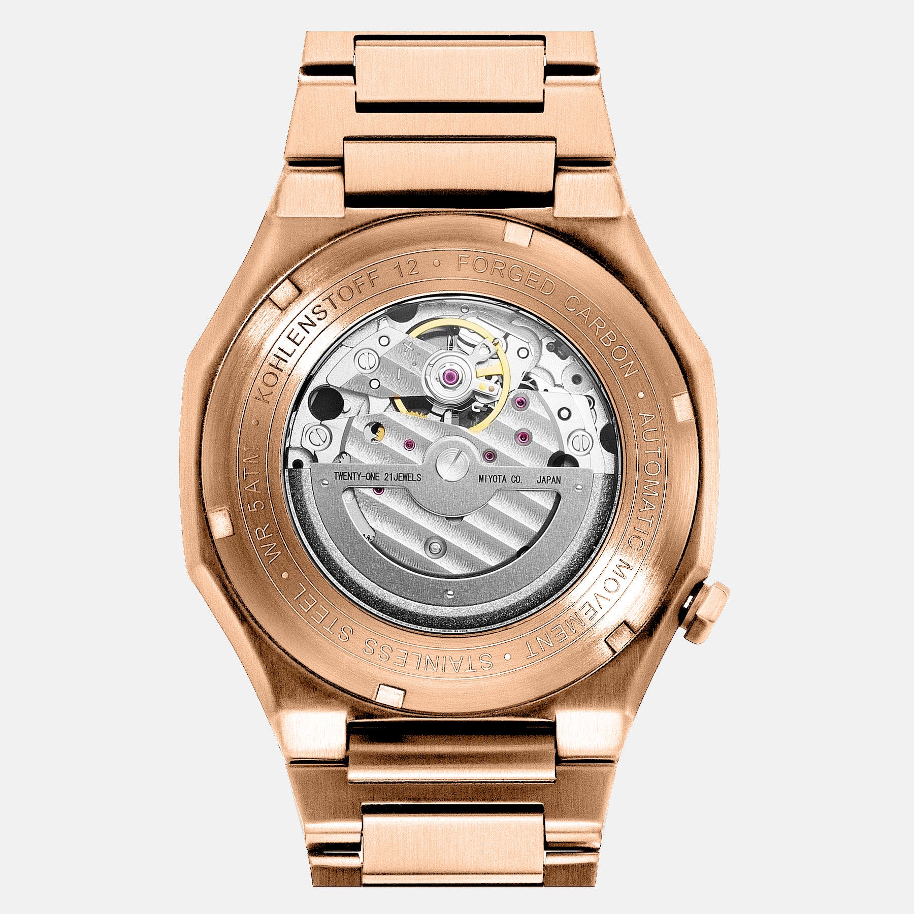 KOHLENSTOFF 12 - 721 - ROSE GOLD AUTOMATIC