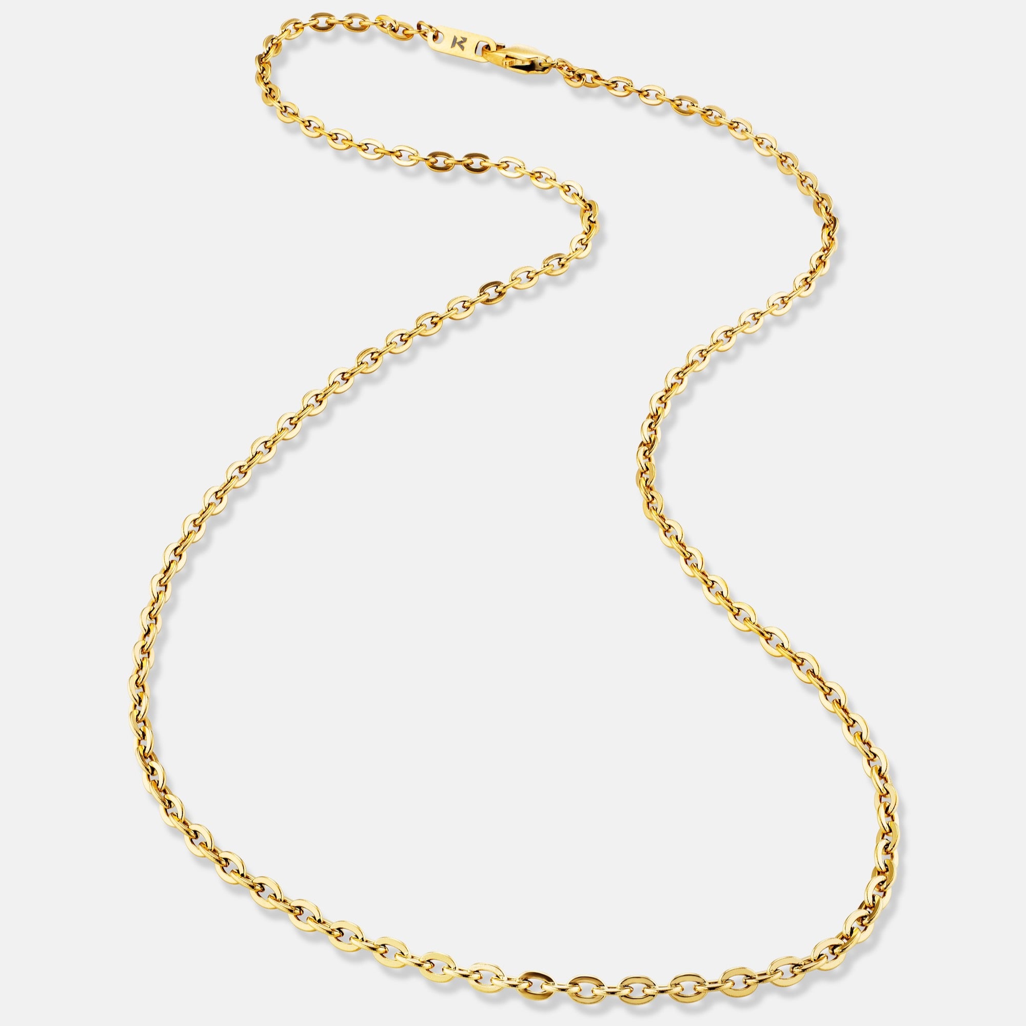 K12 - GOLD CABLE CHAIN - 3MM