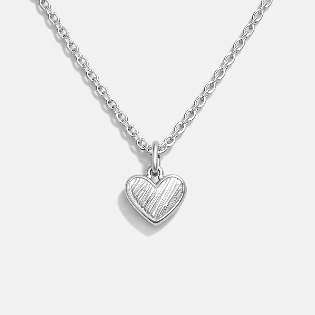 K12 - SILVER HEART - CHAIN