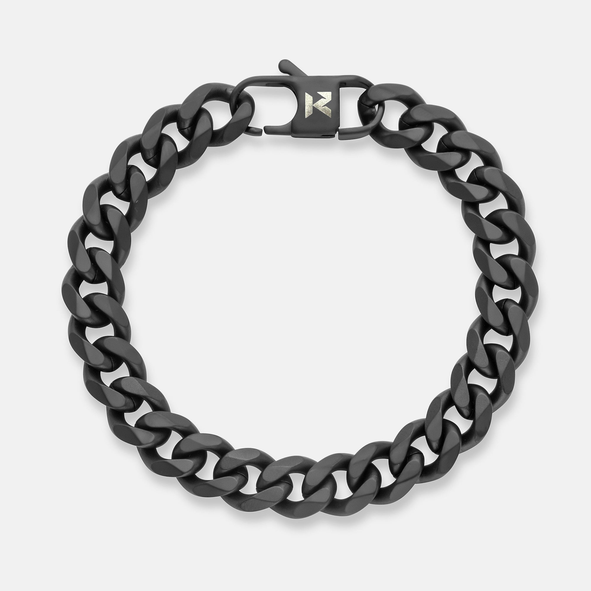 K12 - BRACELET CUBAIN NOIR - 10.5MM