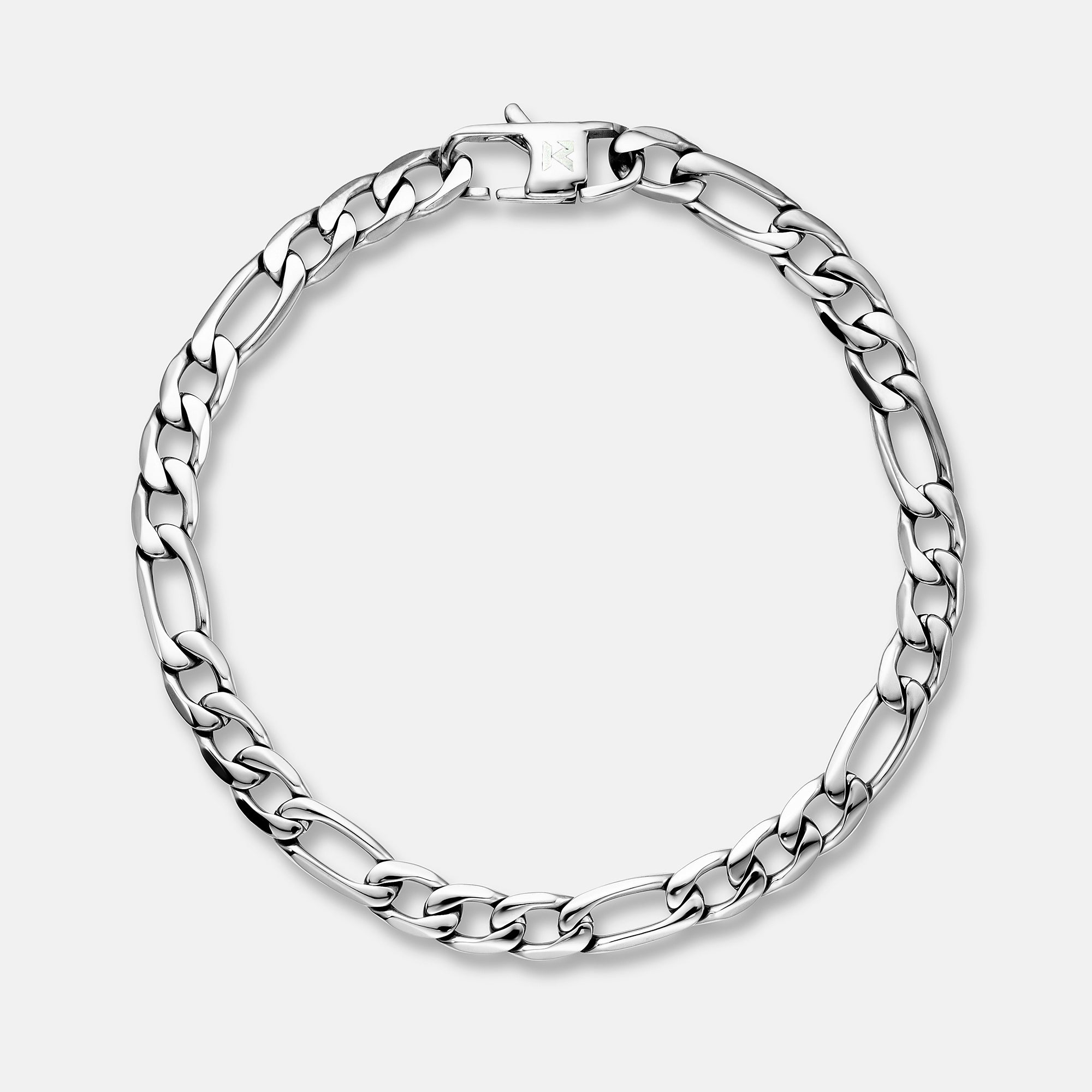 K12 - BRACELET FIGARO EN ARGENT