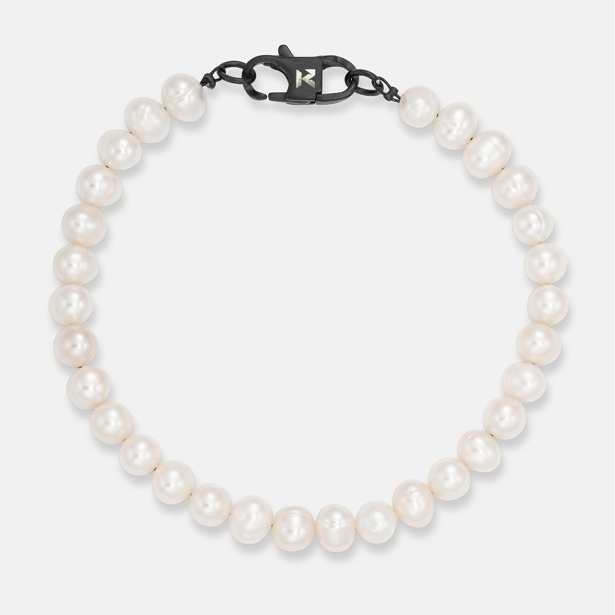 K12 - BRACELET DE PERLES D'EAU DOUCE - 6MM