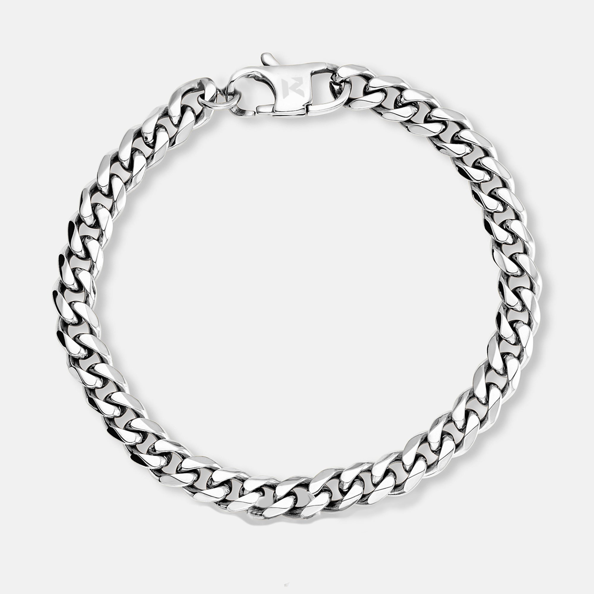 K12 - SILVER CUBAN BRACELET - 6MM