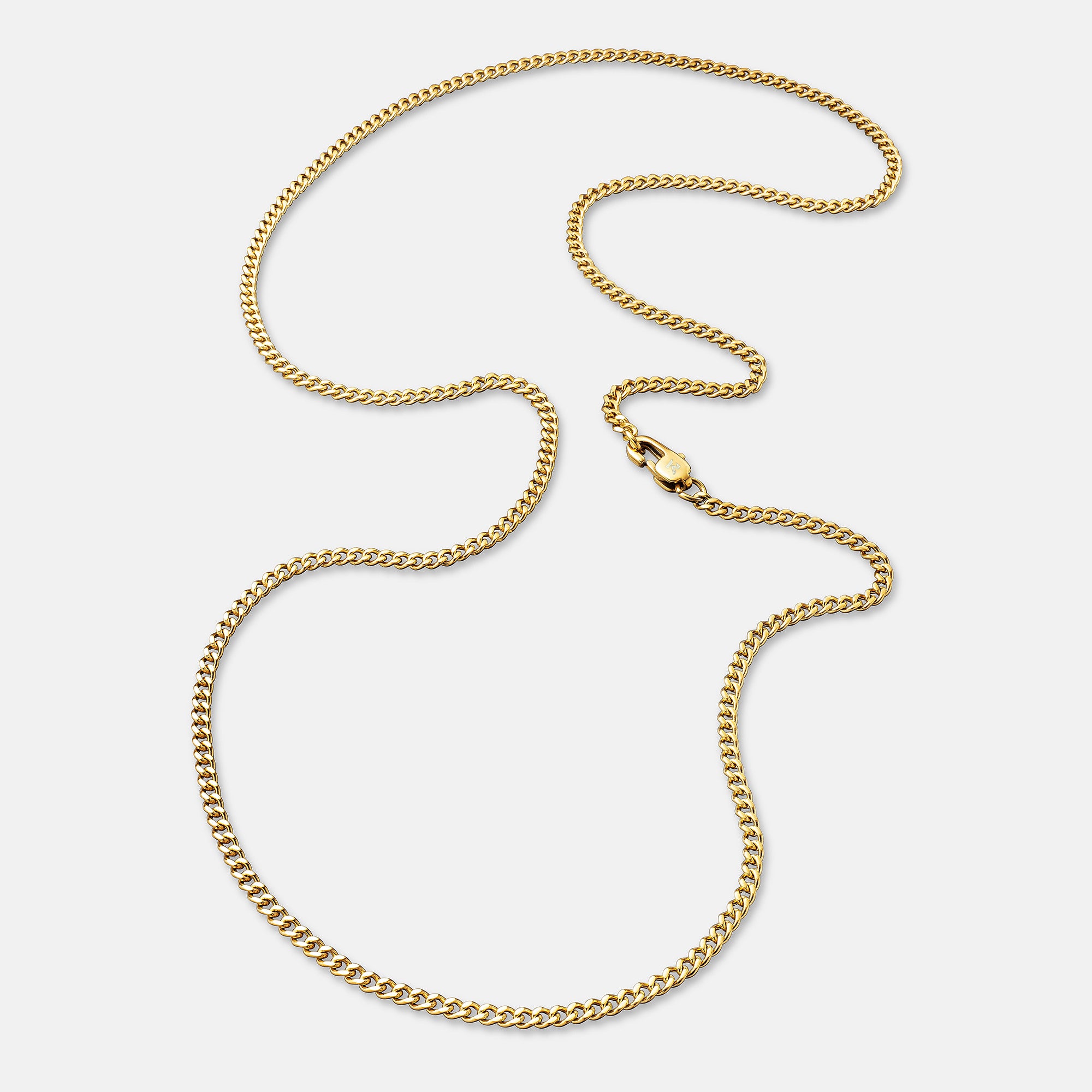 K12 - GOLD CUBAN CHAIN - 2MM